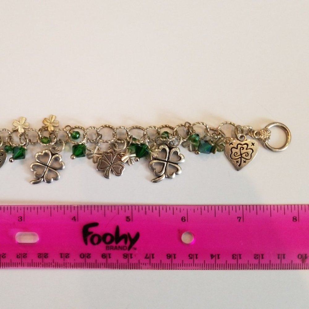 St Patrick Themed Charm Bracelet